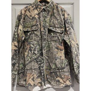Mossy Oak Obsession Explorer Shirt Men's XL Long Sleeve Button Down Hunting Camo